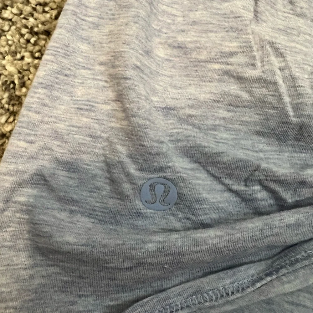 lululemon athletica Heather Purple tie back Tank Top